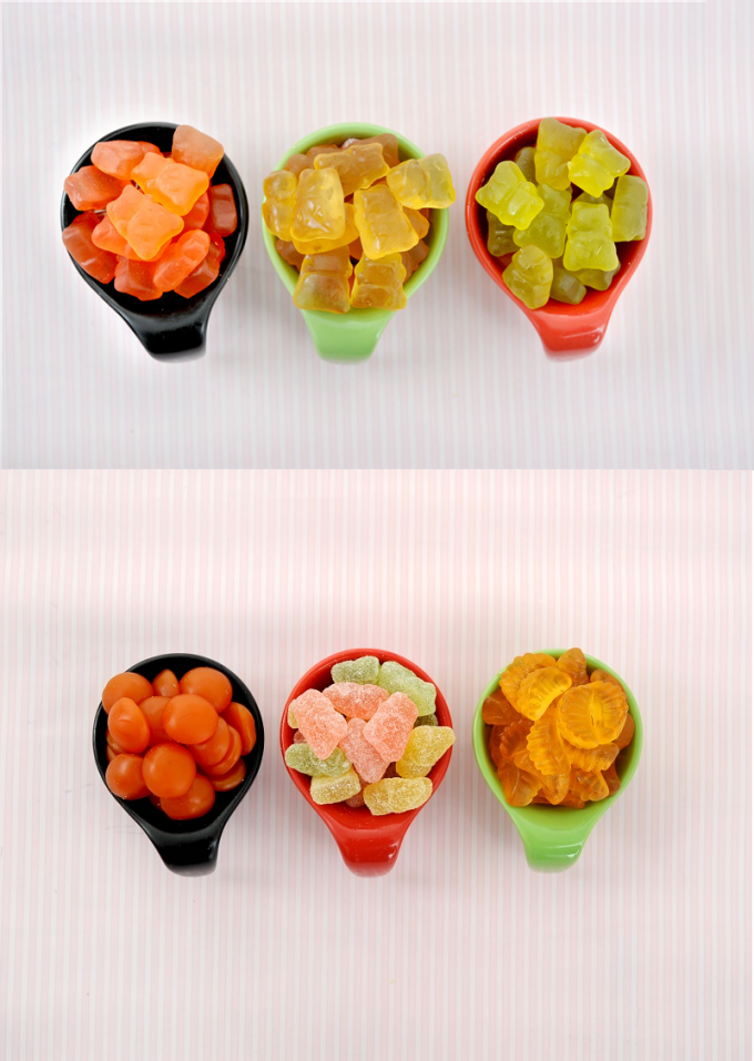 Forme halal Candy gommoso della gelatina VitaminD+Calcium+K2 del fornitore della Cina varie