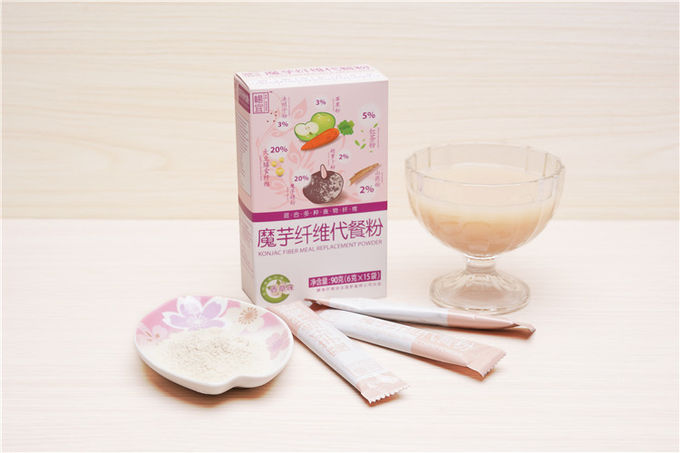 Il glutine Konjac sano di sapore della vaniglia della polvere della sostituzione della prima colazione della fibra libera